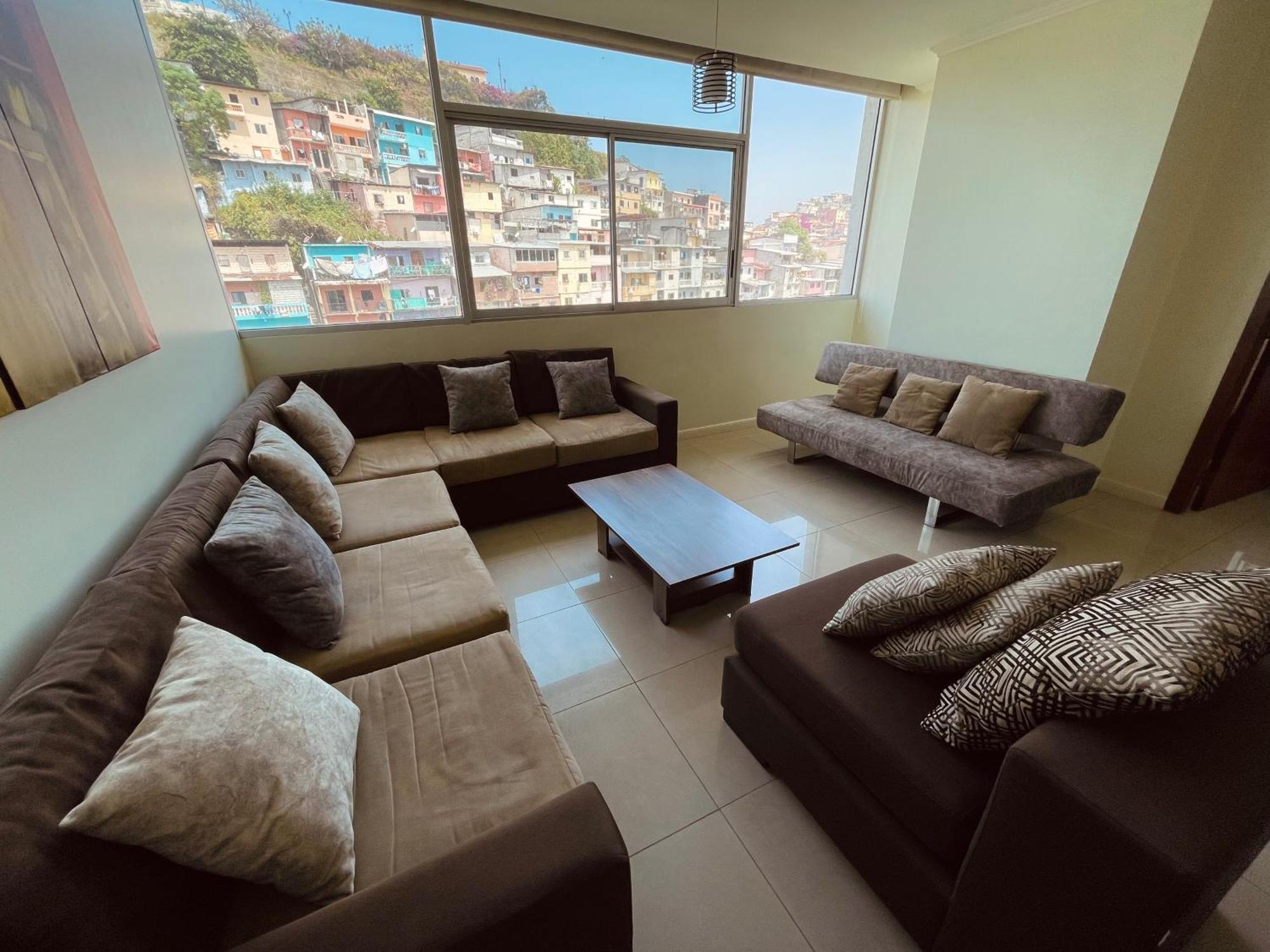 Suite Frente Al Rio En Puerto Santa Ana Riverfront Guayaquil Exteriör bild